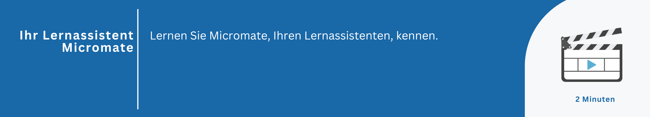 Infobanner zur Lern-Assistenz