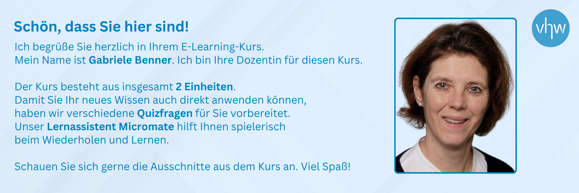 Willkommen im Kurs Selbstständigkeit im SGB II - Leistungssachbearbeitung für Einsteiger 