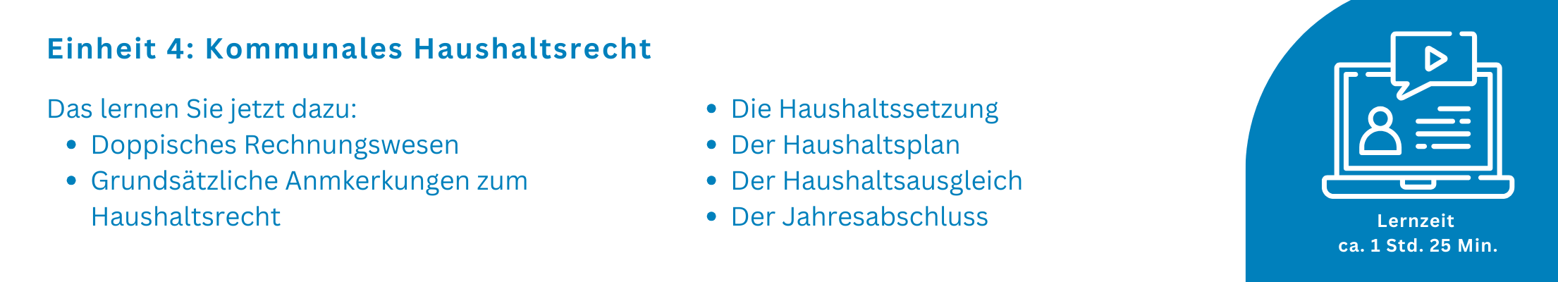Inhalte Einheit 4