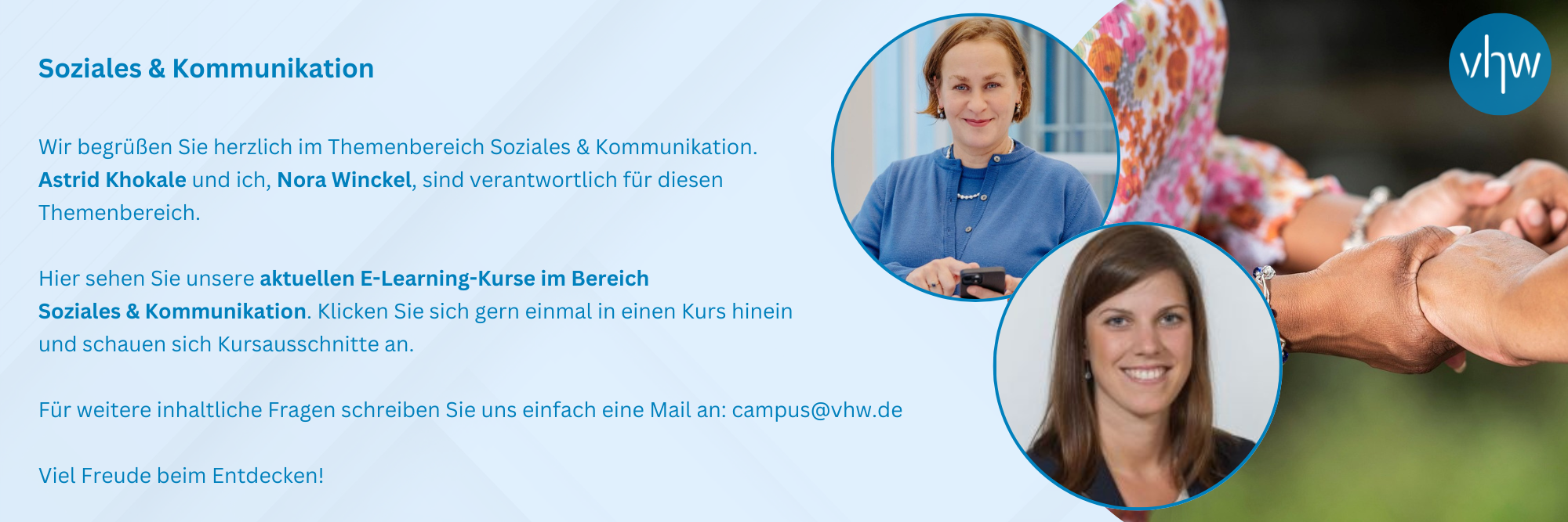 Willkommen im Themenbereich Soziales & Kommunikation